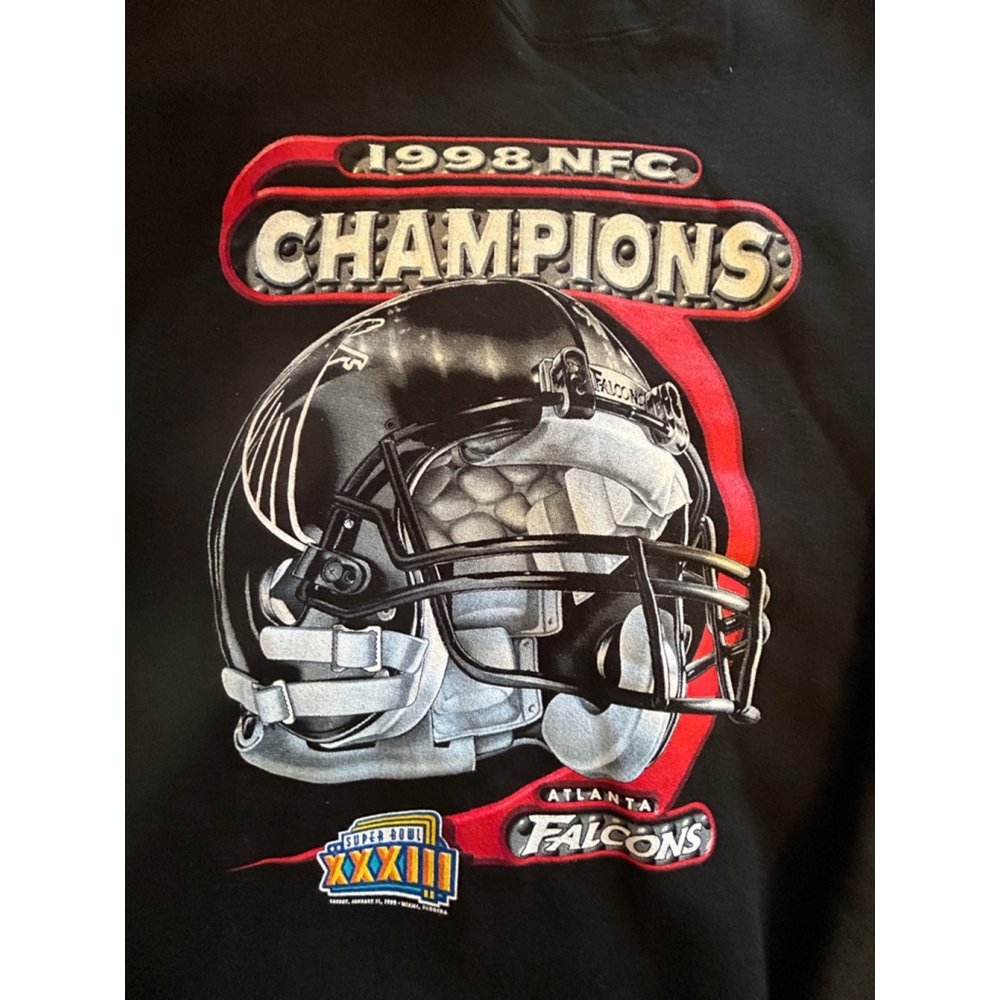 Men's Pro Player Atlanta Falcons Sweatshirt XXL Black - Picture 2 of 5